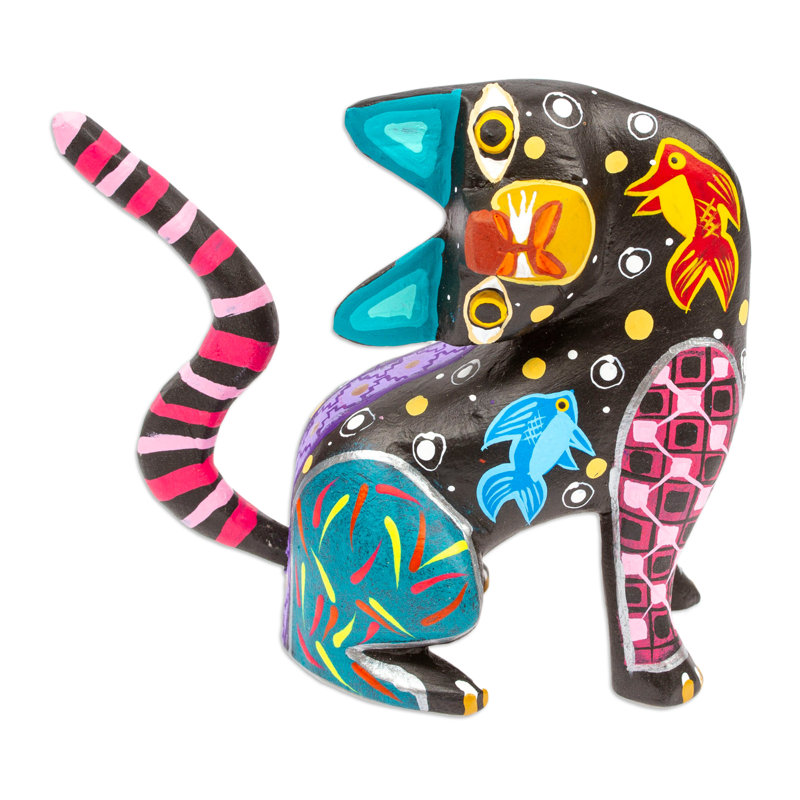 Krustyu Nocturnal Feline Questions Alebrije