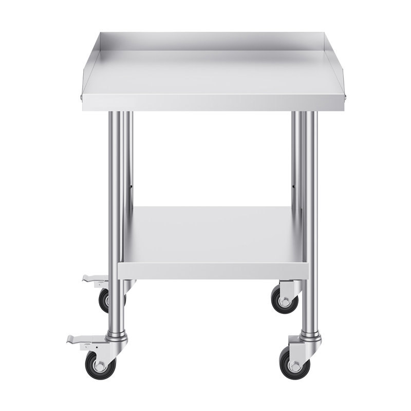 Table de travail en acier inoxydable