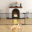 122cm W x 74cm H 8 - Panel Folding Room Divider