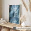 «Abstract Blue Geode Crystal Dream I», reproduction d'art moderne sans cadre-403205054