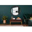 Huldar Glass Flat Wall Mirror