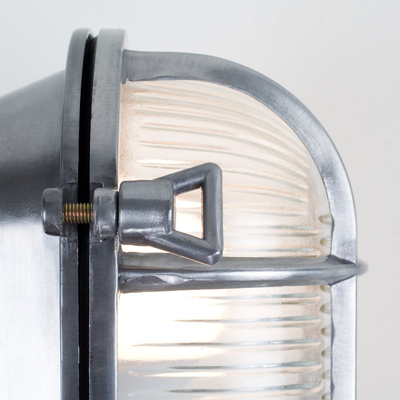 Westlawn 1 - Bulb Outdoor Bulkhead Light, Silver, Yes