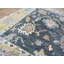 Tapis décoratif en laine noué à la main de conception unique Oushak/gris anthracite Peshawar 7 pi 11 po x 9 pi 10 po Abdirizaq