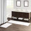 Tapis 100% coton 24 x 72 po, 3000 g / m², blanc, réversible et invitant, lavable à la machine 24 x 72 po, élégant et fonctionnel-405676513-405676518