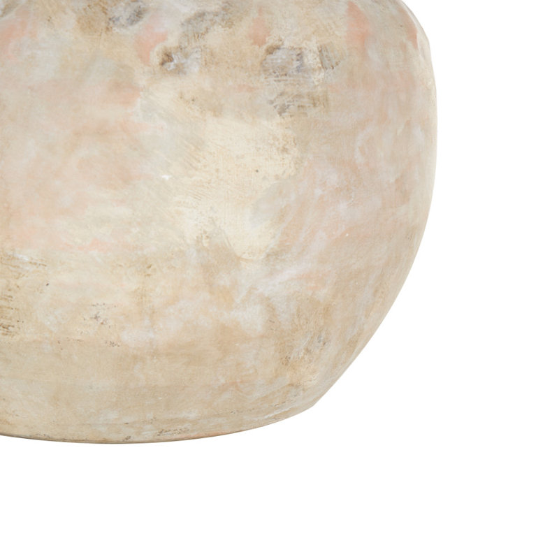 Cole And Grey Ceramic Antique Short Wide Decorative Vase With Shades Of Pink