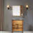Norborne Single Bathroom Vanity with Stone Top-1418972943
