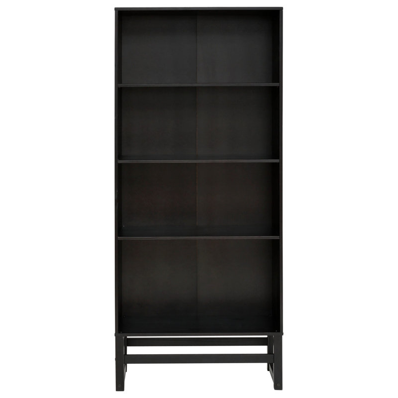 Evei 175 cm H x 75 cm W Standard Bookcase, Espresso