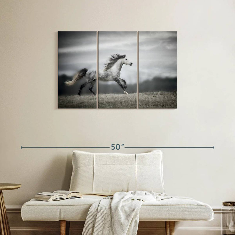 Brampt Wind Blown Mane II, 24" H x 38" W