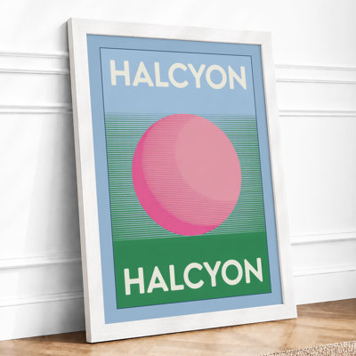 Halcyon Minimalist - Framed Print