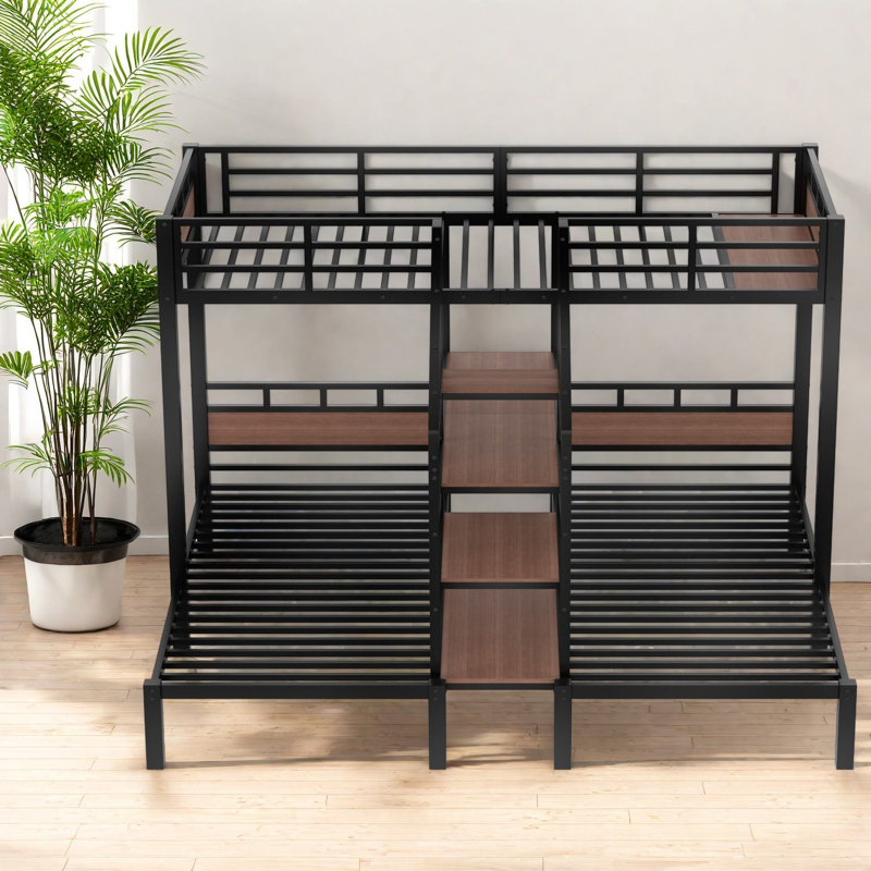 Lits peu encombrants avec rangement, lit simple en métal industriel pour maison familiale
