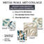 Corwen - Ensemble d'art mural abstrait de 5
