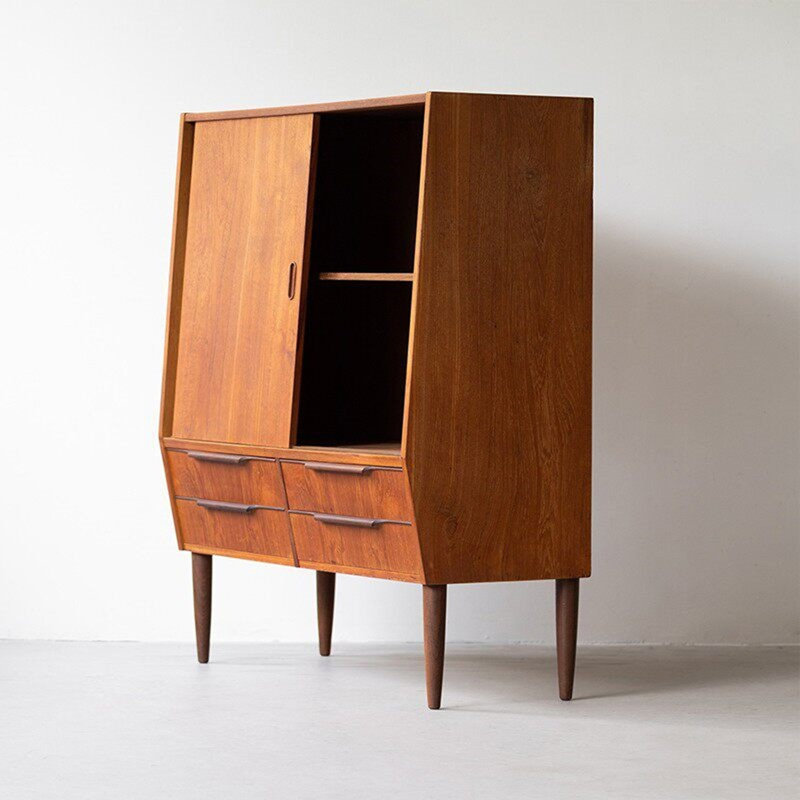 High Foot Sliding Door Buffet Table