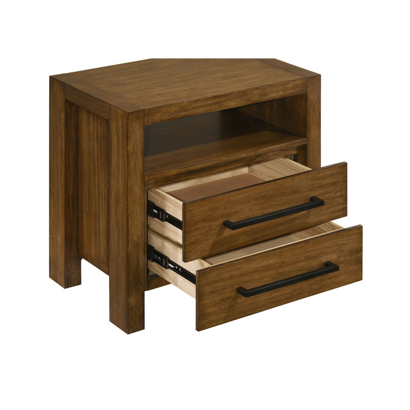 Table de chevet 2 tiroirs Viper