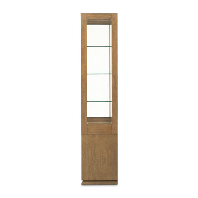 Portrait Display Cabinet - Sienna Brown