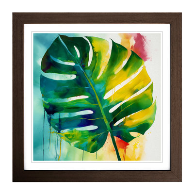 Tropical Leaf No.2 - Framed Print
