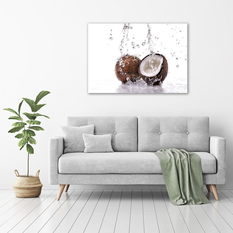 Coconut And Water - Wrapped Canvas Print