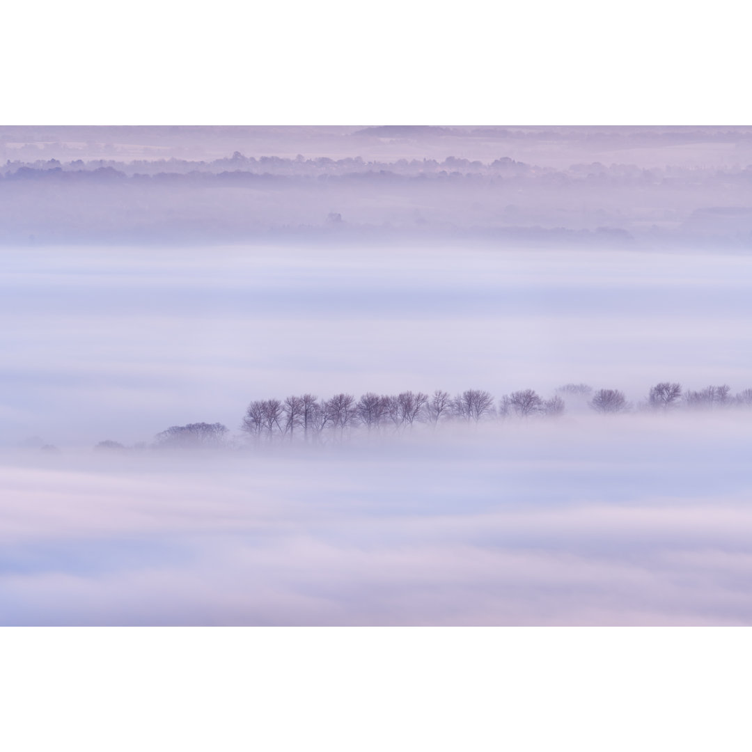 Mist Ripples II by Nick Dautlich - Wrapped Canvas Painting