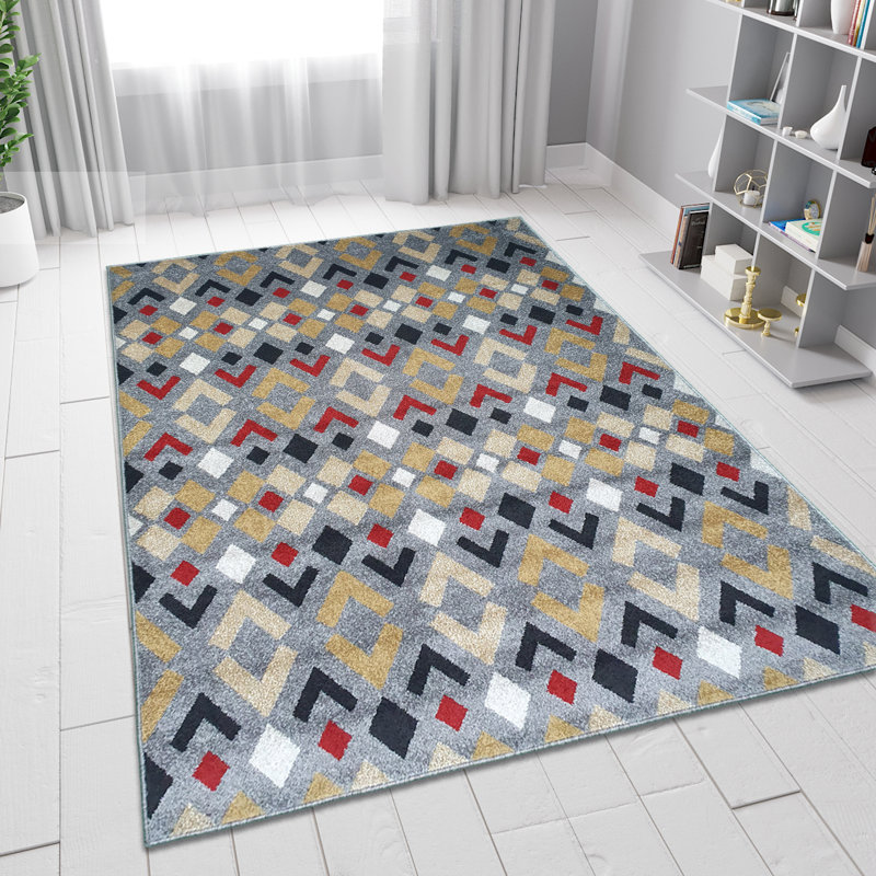Virgina Geometric Area Rug, Rectangle 160 x 220cm