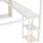 Queen, Metal Loft Bed, White Wood-Grain, Desk, Wardrobe, Storage Shelves, Space Option, Small Bedroom Built-In Storage, Assurance, Bed