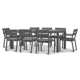 Vivant Rectangular 8 - Person 82'' Long Dining Set with Sunbrella Cushions