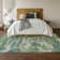 Premium Machine Washable Freixa AMF71 Green Rug