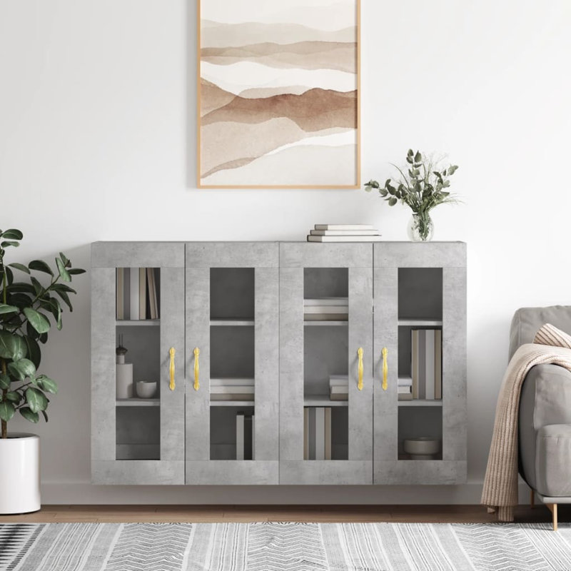 Alayla Bathroom Cabinet, Concrete Grey