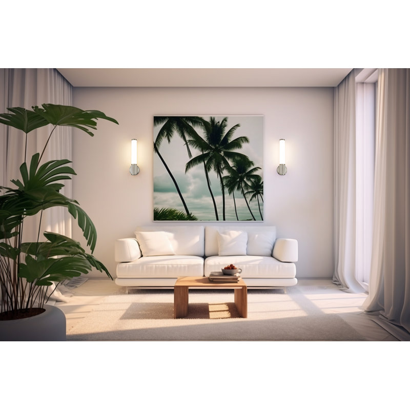 Applique murale 1 lumière Easmor en noir mat Easmor, Nickel brossé