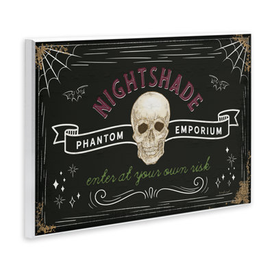 «Nightshade Emporium», plaque murale, design par Jennifer Pugh