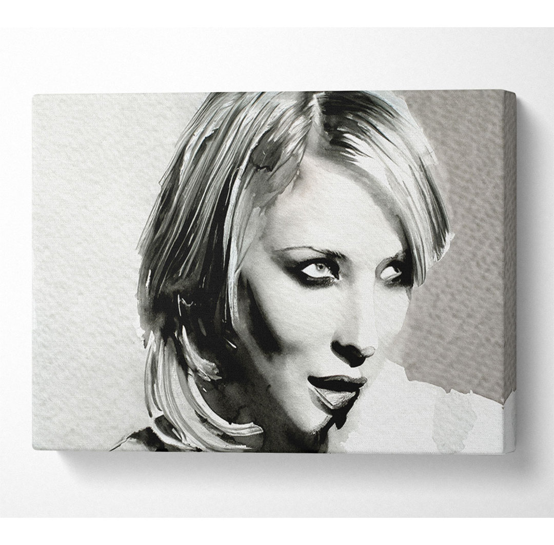 Cate Blanchett - Kunstdrucke auf Leinwand - Wrapped Canvas