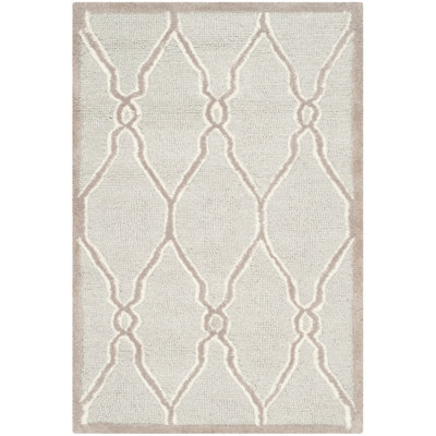 Tapis en laine touffeté à la main Cannen