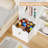 Manufactured Wood Toy Organizer With Bins