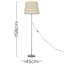 Bekbele 158cm Traditional Floor Lamp-40500028-40321378-40321372