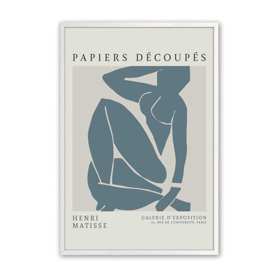 Matisse's Nude III en bleu minuit 