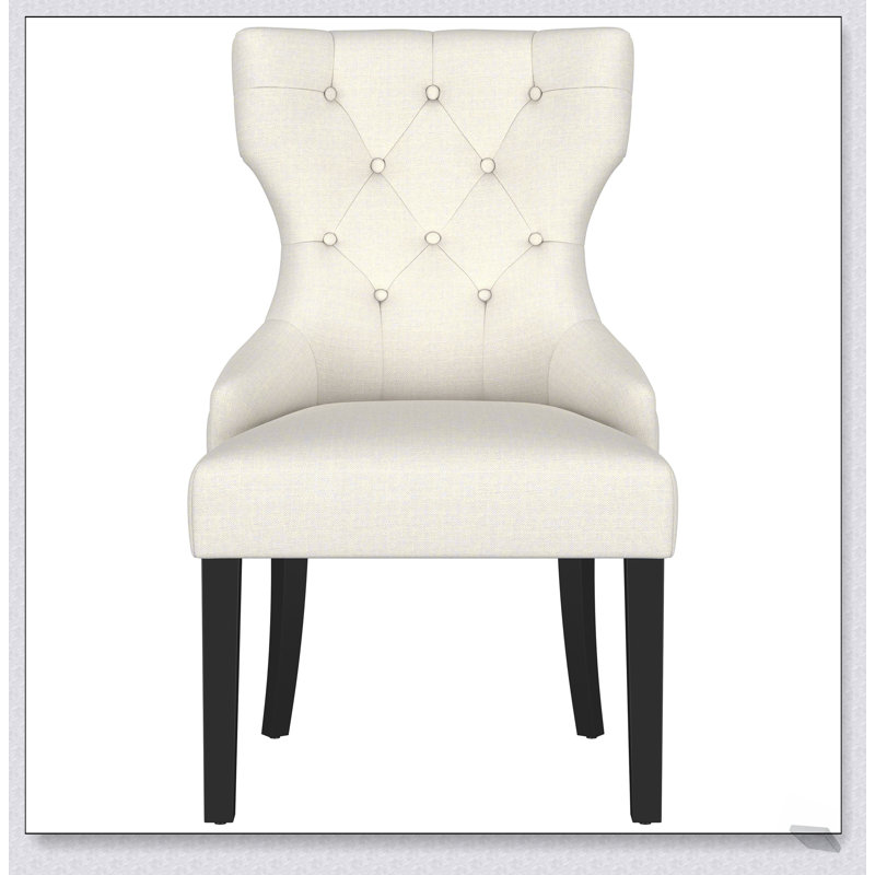 Chaise d'appoint rembourrée Gillian, Beige