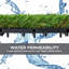 Artificial Grass Deck Tiles 8PCS In Box 12''X12''x1.46 - Outdoor...