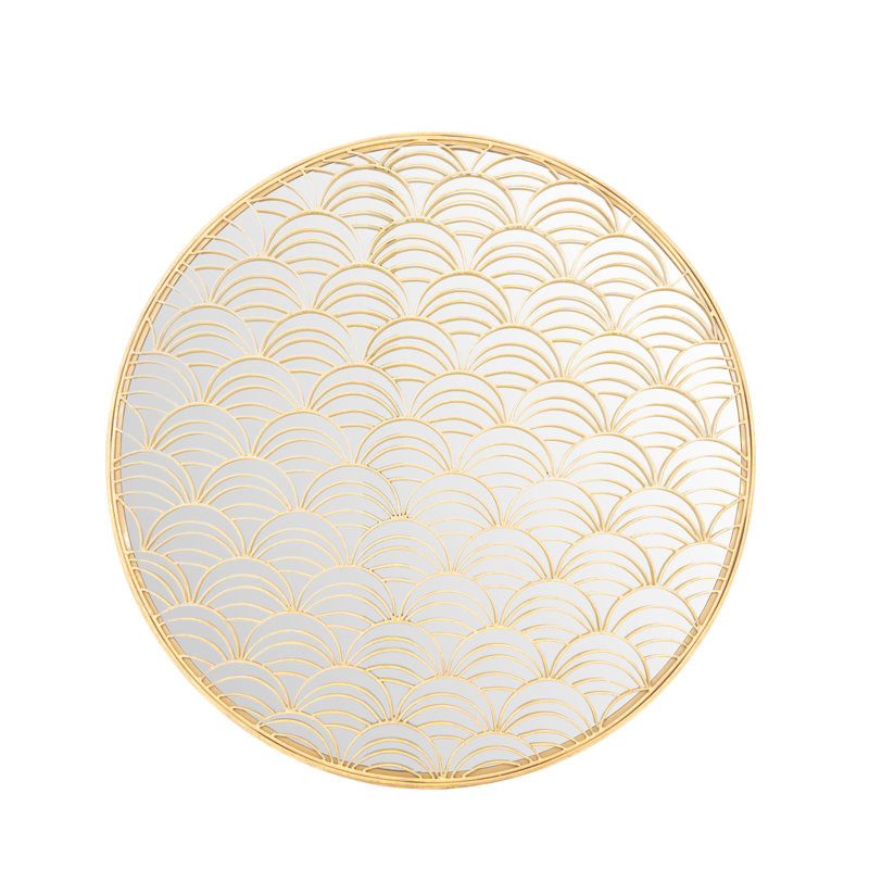 Calkins Metal Flat Wall Mirror