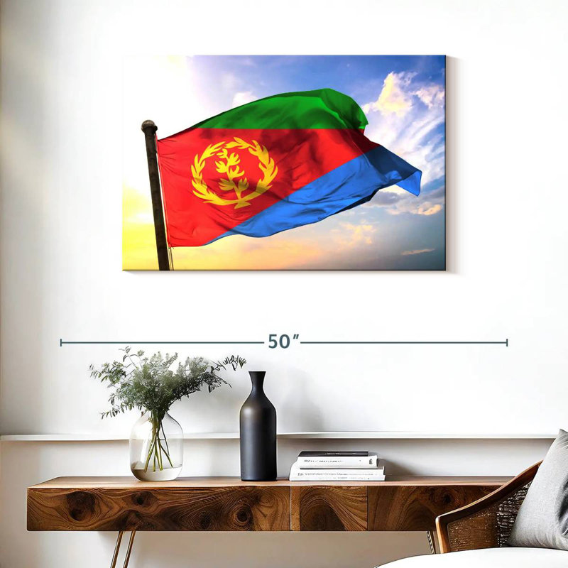Borges Eritrea Flag, 24" H x 36" W