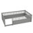 Twin Montessori Wooden Floor Bed with Safety Fence, White, Kids Bedroom and Playroom Floor Bed-2002758798-2002758799