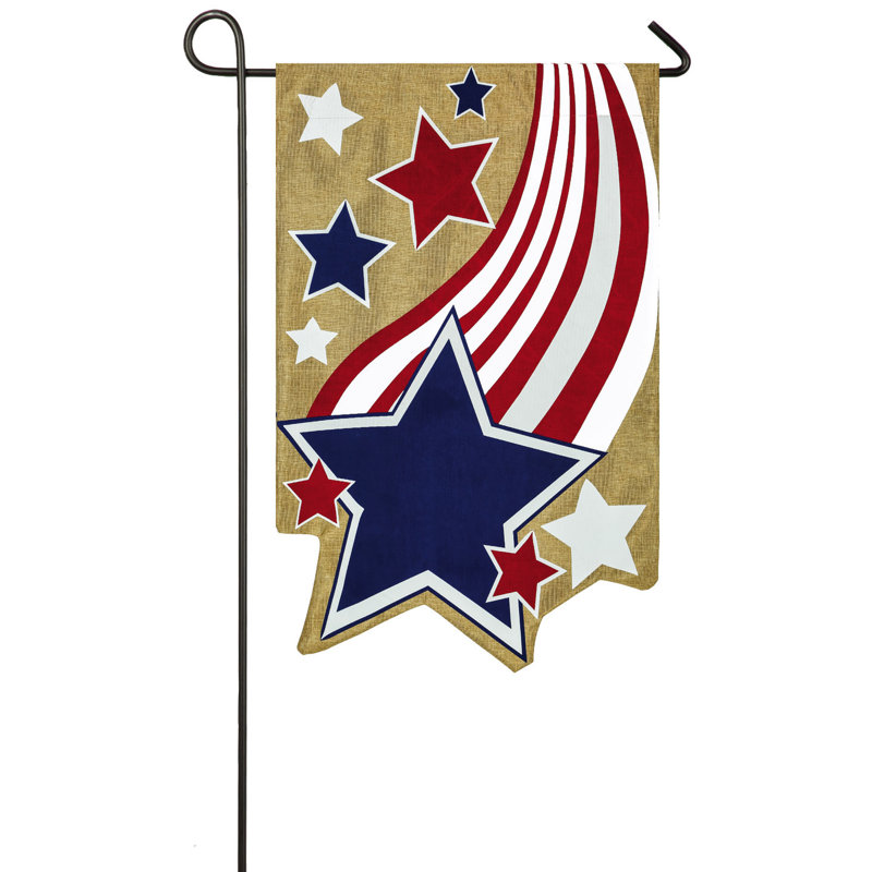 Drapeau de jardin en polyester 18 x 13 po Everleaner