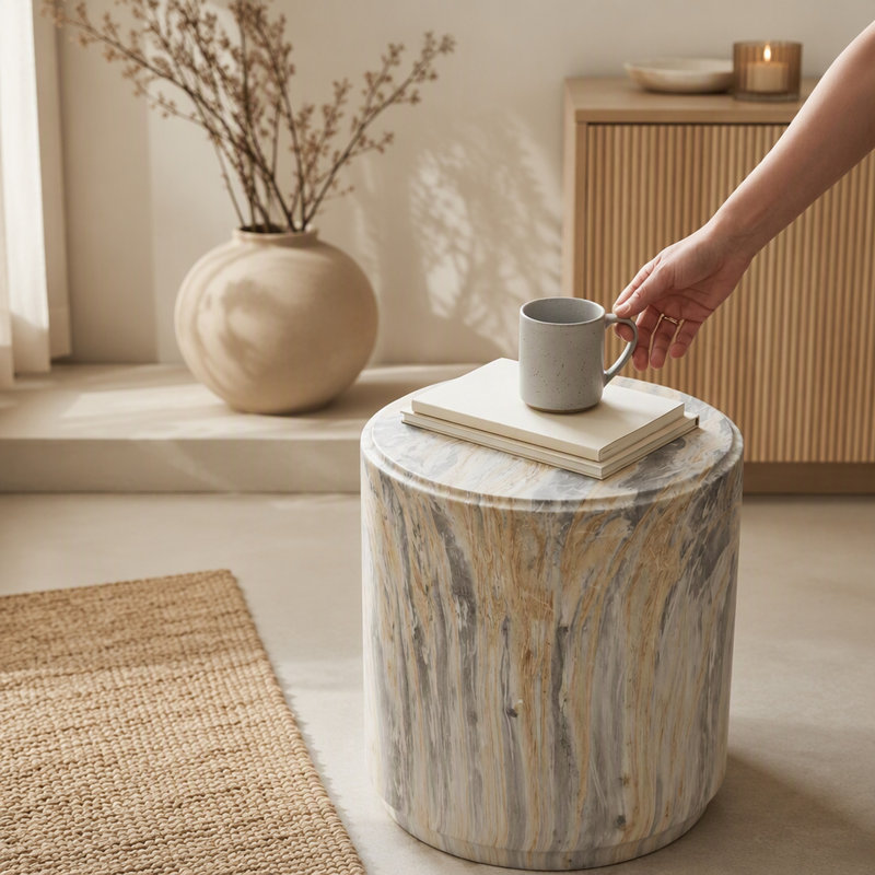 Tabouret d'appoint 18,5 po