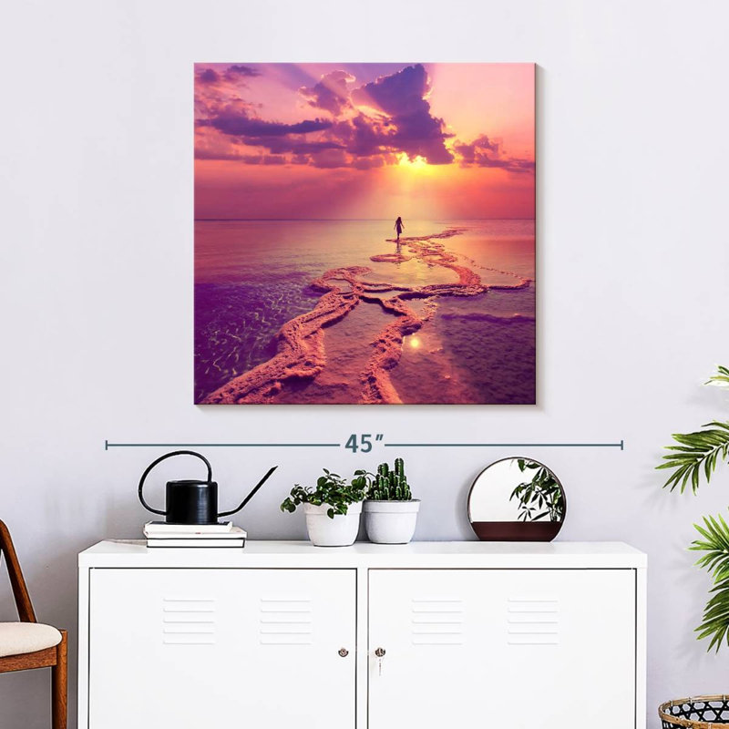 Gillard Dead Sea Sunrise Stroll, 30" H x 30" W
