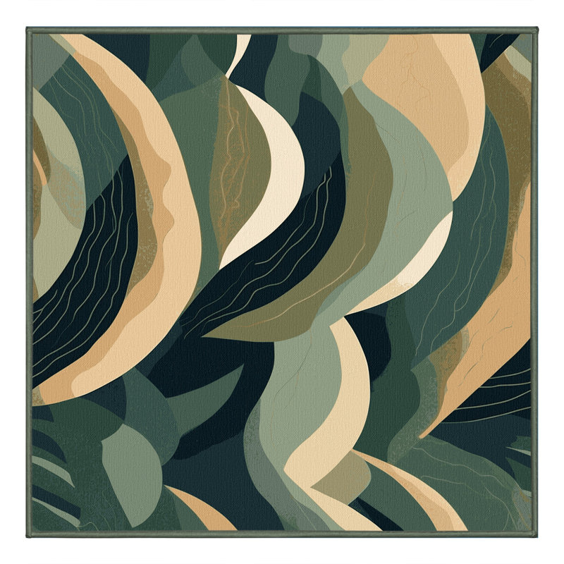 Aurora Drift Rug, Square 3'
