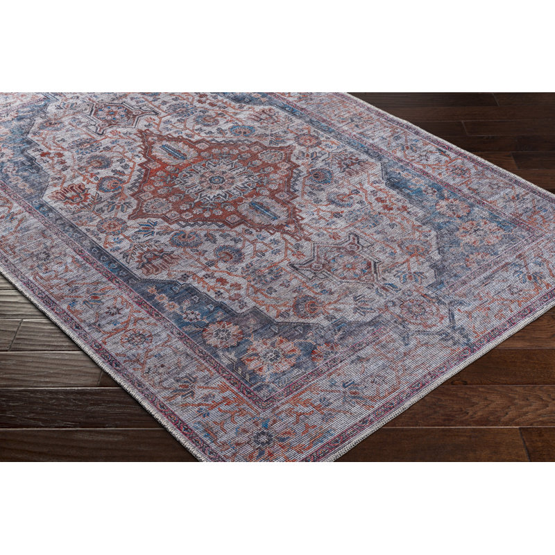 Highfill Washable Oriental Indoor Rug, Runner 2'7" x 12'