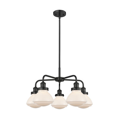 Almarosa 5 - Light Glass Dimmable Chandelier