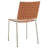 Ryland 18.5'' H Leather Upholstered Metal Armchair-458137248-458818717