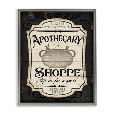 Enseigne d'apothicaire Shoppe Spooky