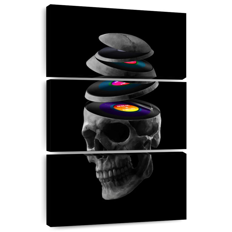 Kerner Dead Records, 32" H x 20" W