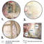 «Pink Blossoming Country Window Gaze I», art mural 4 pièces-1259680923