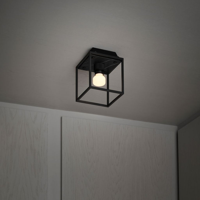 Cage de plafond / petit, Noir marbré