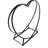 Deran 21.5'' W Metal Heart Shaped Firewood Log Rack